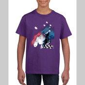 Motorcycle theme Southern Cross  - Gildan Youth Unisex T Shirt